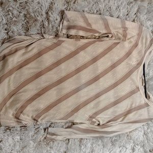 Long 3/4 sleeve striped shirt